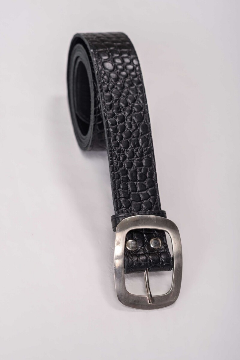 Cinto Coco - Negro croco 