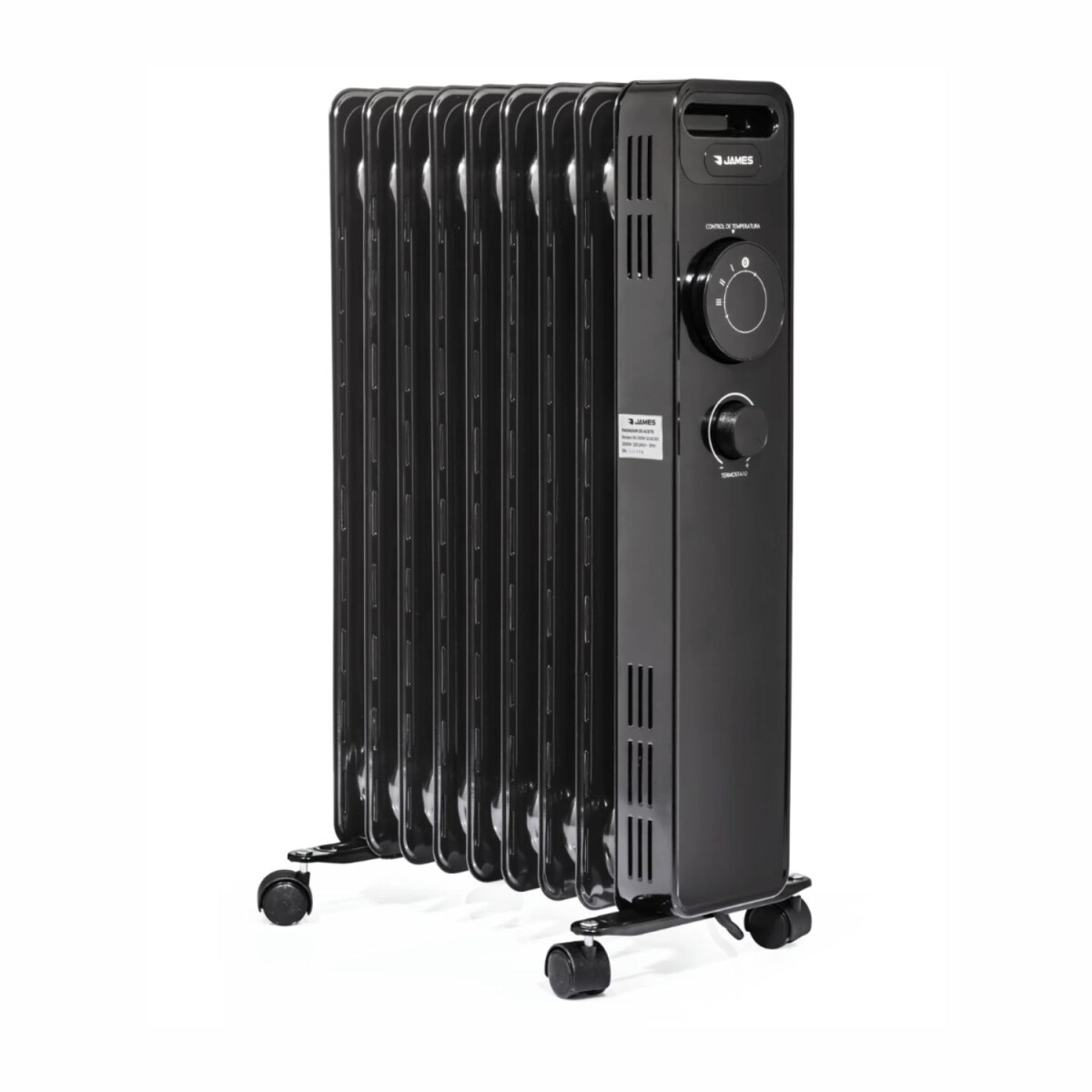 Radiador De Aceite James 9 Elementos Ra2000 G2 Negro 
