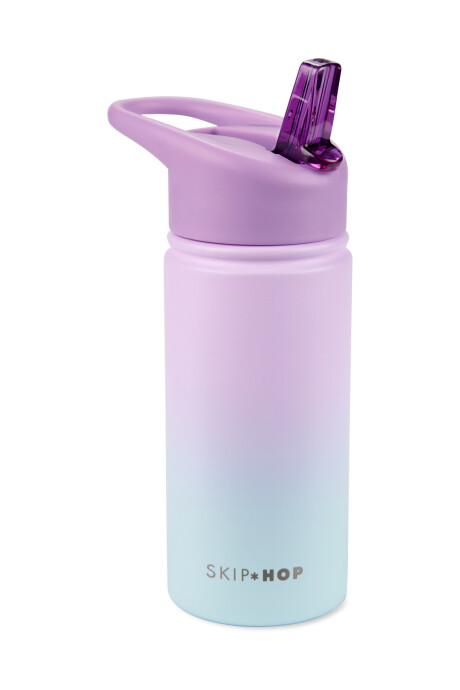 Botella Wander de acero inox. con sorbito, en degradé púrpura Botella Wander de acero inox. con sorbito, en degradé púrpura