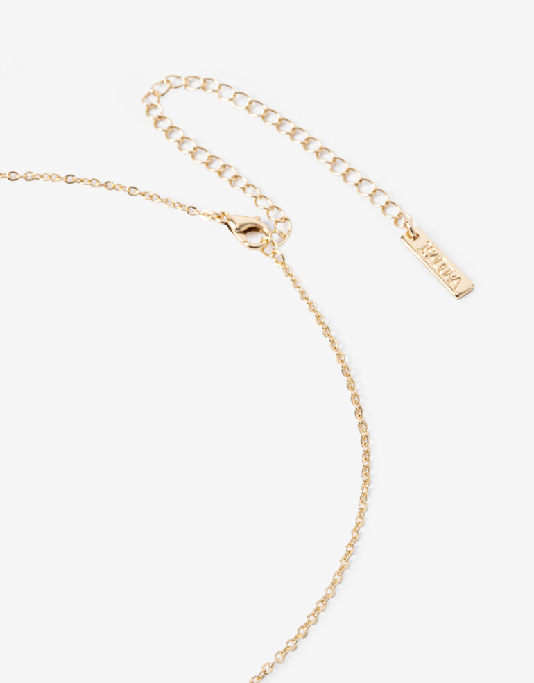 Cadena Corta con Dije Con Dijes Collar Corto Con Dije Frutilla - Dorado