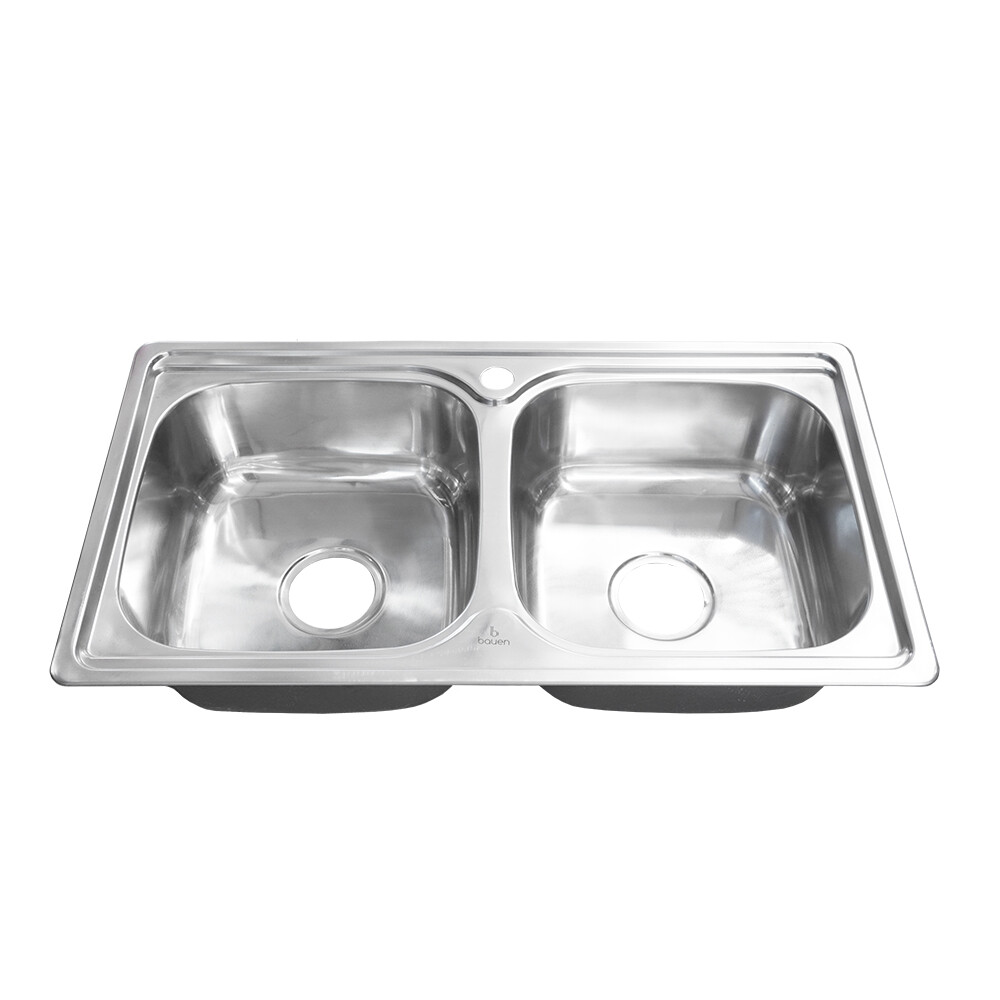 PILETA DOBLE ACERO INOXIDABLE 201 78X43,5 CM Pileta Doble Acero Inoxidable 201 78x43,5 Cm