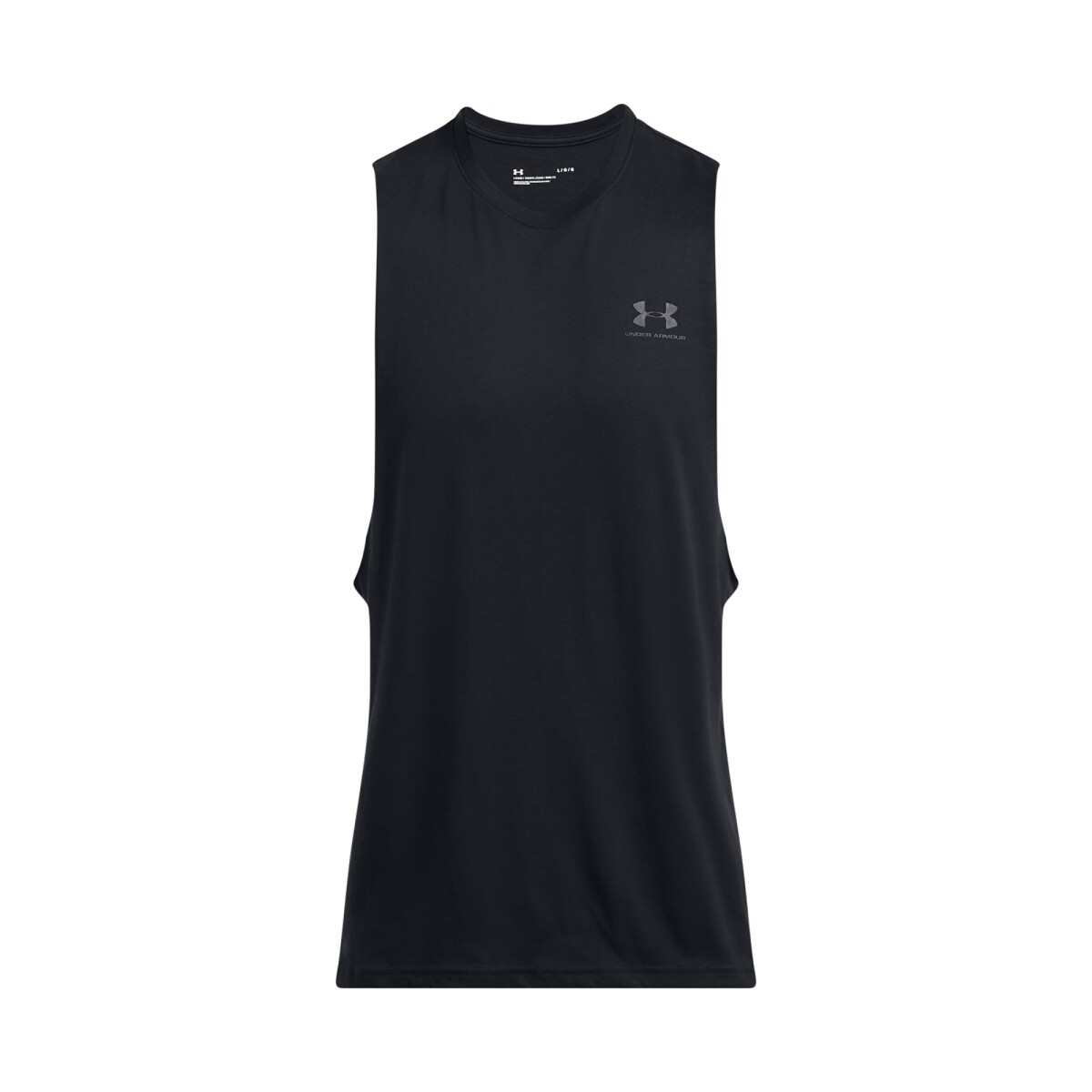 Musculosa Under Armour LFT CHST CUT OFF - NEGRO 