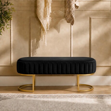 Banqueta Otomana Black Largo 100cm x Ancho 40cm x Alto 45cm Banqueta Otomana Black Largo 100cm x Ancho 40cm x Alto 45cm