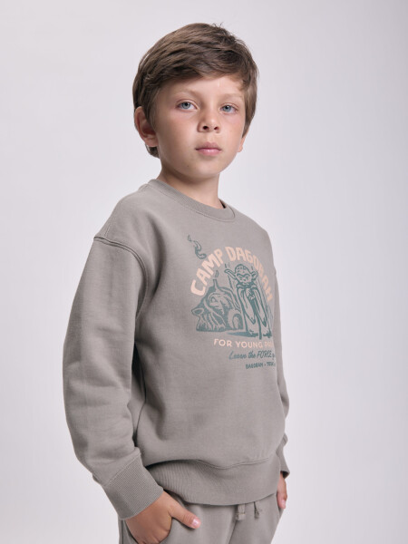 Buzo deportivo estampado Verde Militar