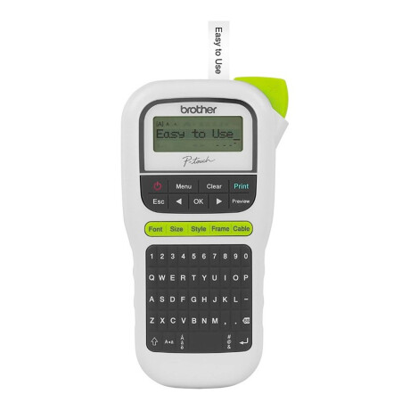 Rotuladora portátil Brother PT-H110 Blanco Con Pilas regalo Rotuladora portátil Brother PT-H110 Blanco Con Pilas regalo