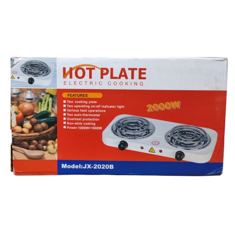 Anafe eléctrico 2 espirales Hot Plate Anafe eléctrico 2 espirales Hot Plate
