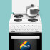 Cocina Eléctrica Enxuta Cenx5548w/ 4 Discos COCINA ENXUTA ELECTRICA CENX5548W BLANCA