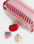 Cartucheras Foodie Cartuchera Con Mini Peluches - Rosa Claro