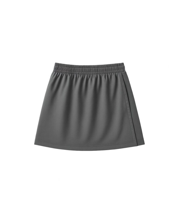 Pollera Pantalón Canvas Gris