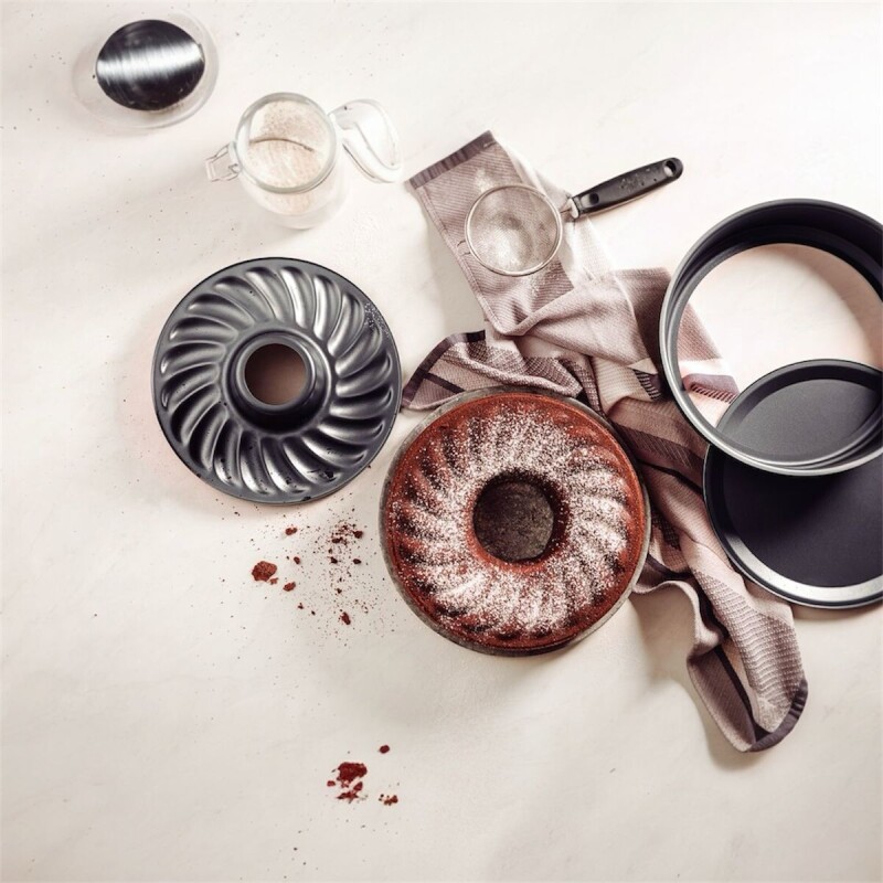 Molde con Fondo Desmontable 26D Tramontina - Gris Molde con Fondo Desmontable 26D Tramontina - Gris