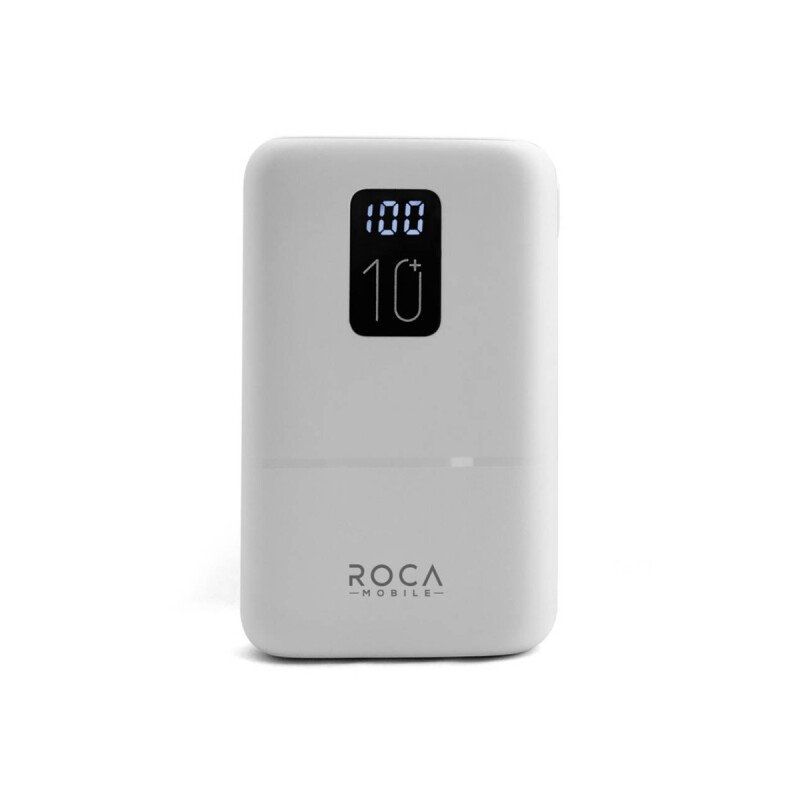 Power Bank Lcd 10000 mAh triple salida color blanco Power Bank Lcd 10000 Mah Triple Salida Color Blanco