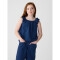 SL GAUZE TOP PANGEA BLUE
