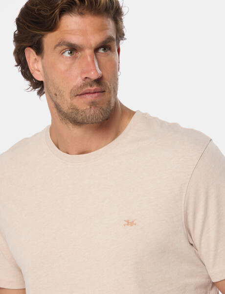 REMERA LISA Beige