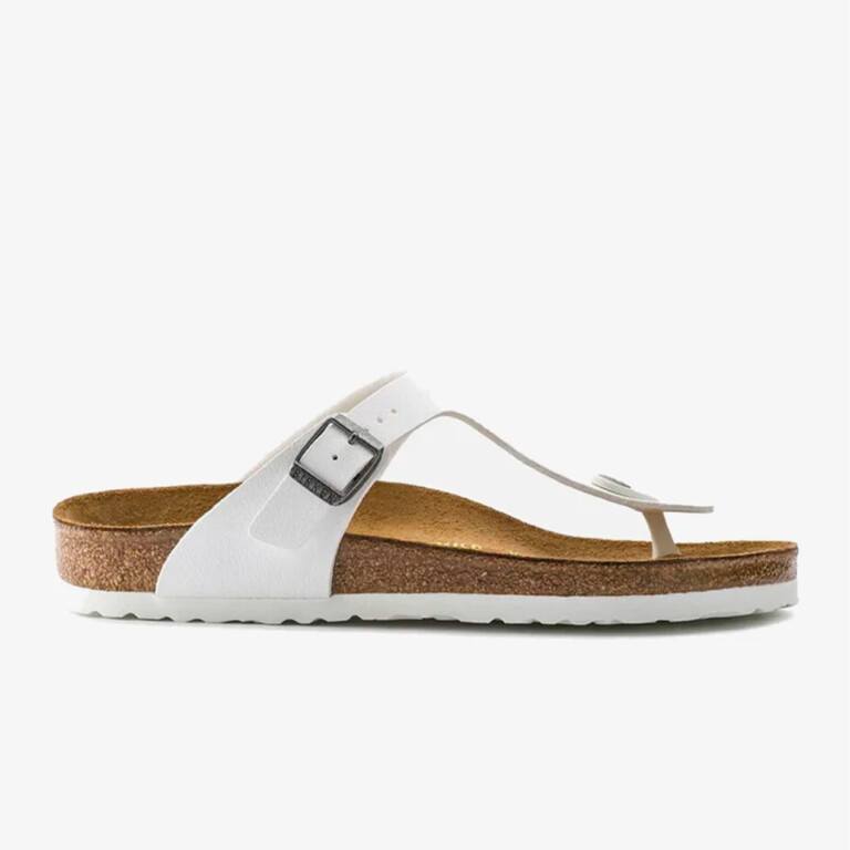 Sandalia Gizeh Birko-Flor - Estrecho Blanco
