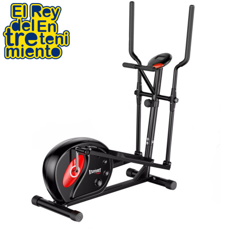 Bicicleta Elíptica Magnética Expert Fitness Caminador Negro
