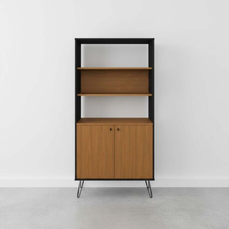 BIBLIOTECA MDF MARRON PLUS