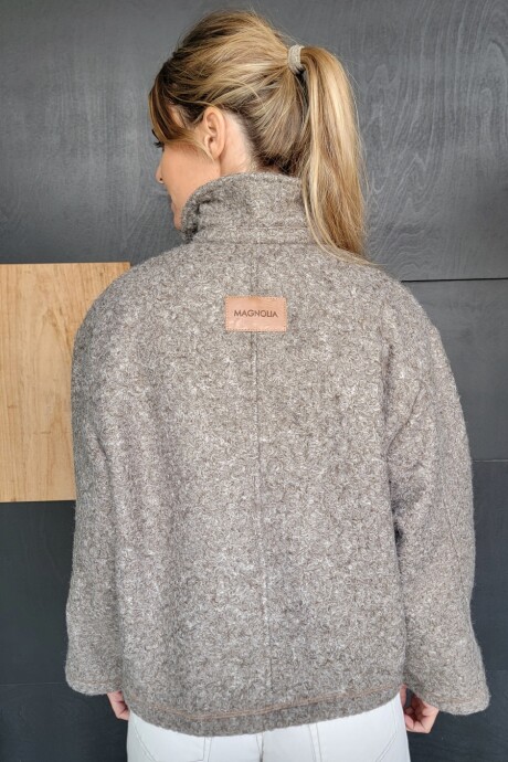 Chaqueta Manhattan Bucle beige