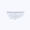 ORGANIZADOR RECT ACRIL TRANSP P/HUEVOS C/TAPA Unica