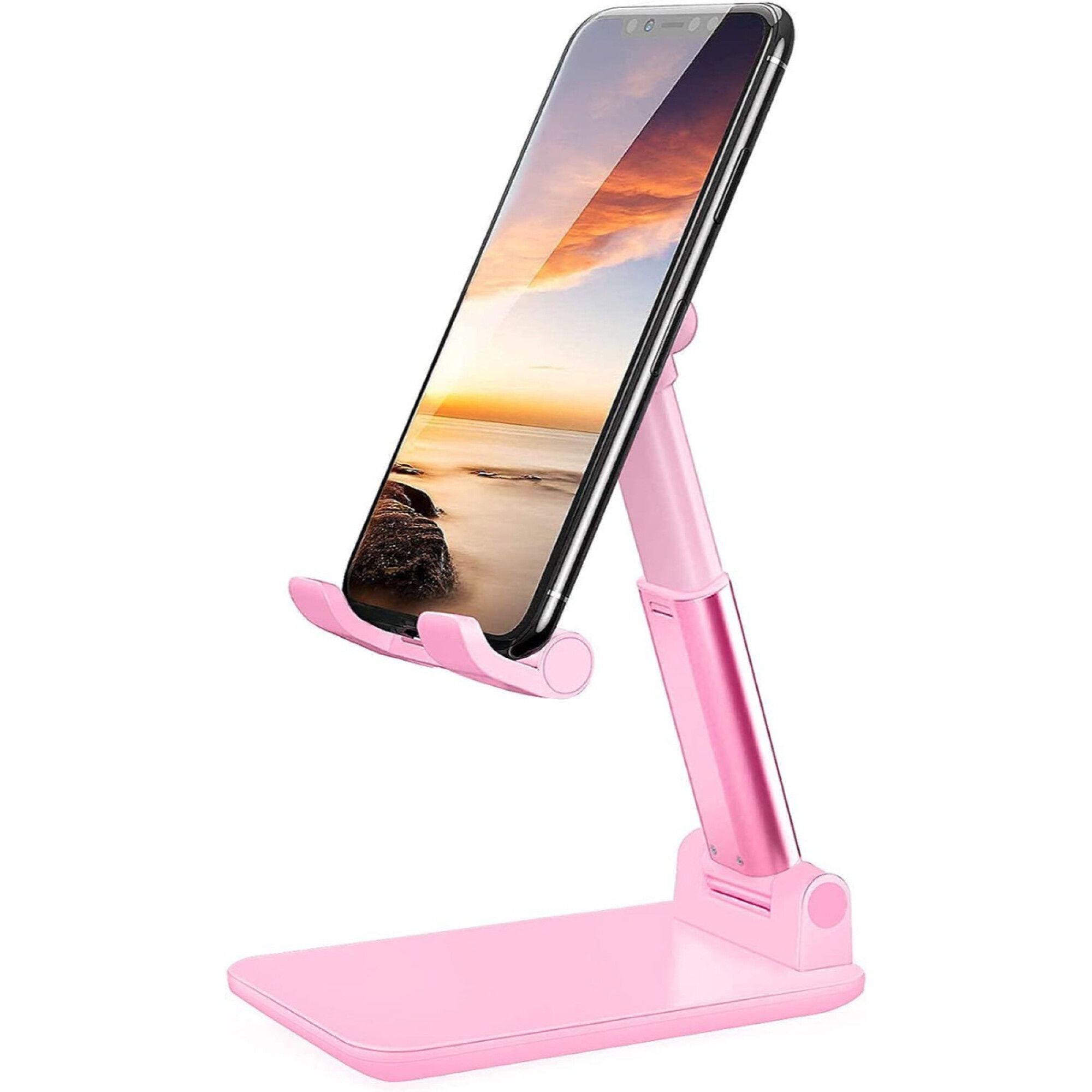 Universal Lazy Tablets Soporte para teléfono móvil flexible Teléfono  celular Escritorio Escritorio Mesa Soporte portátil para pulgar (rosa)