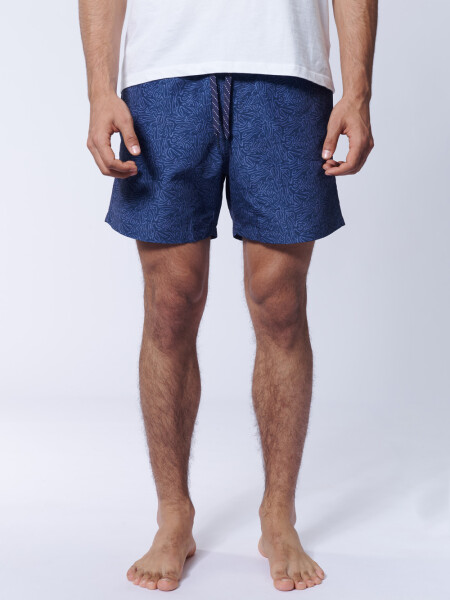Short de baño Estampa Wild Gris