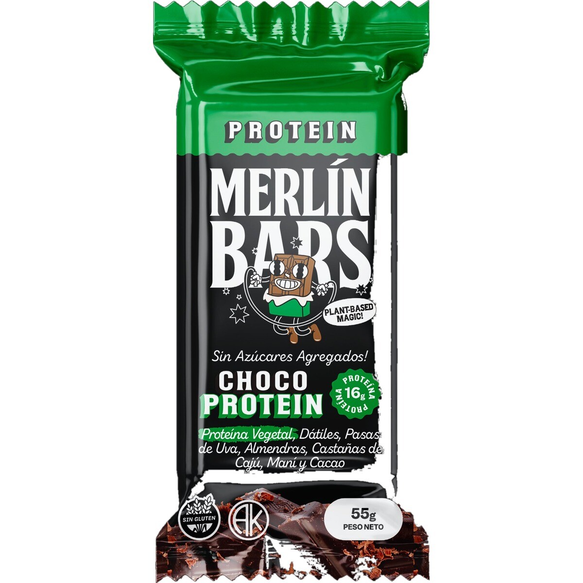 Merlín Bars Choco PROTEIN 55gr 14x20 