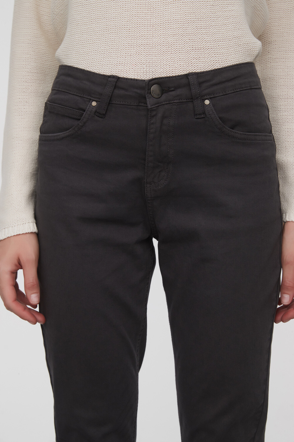 Pantalon Bardot Gris Oscuro