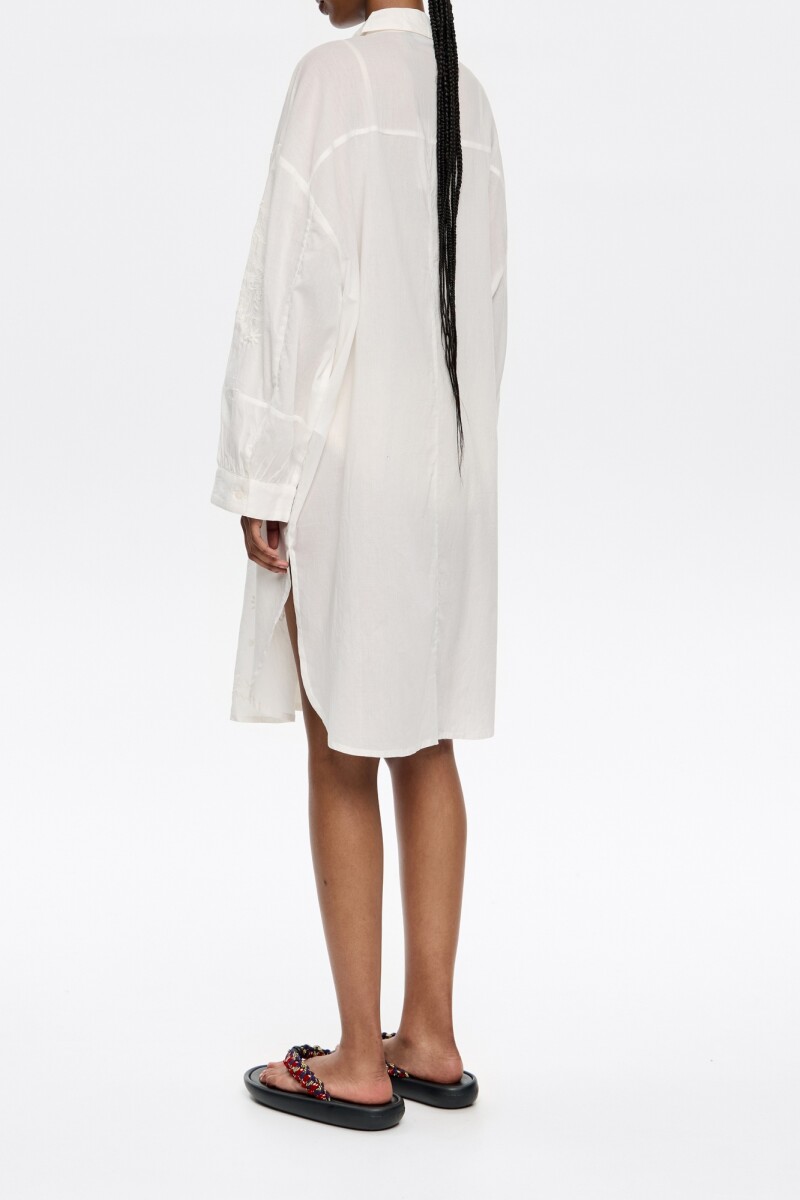 VESTIDO CAMISERO Blanco