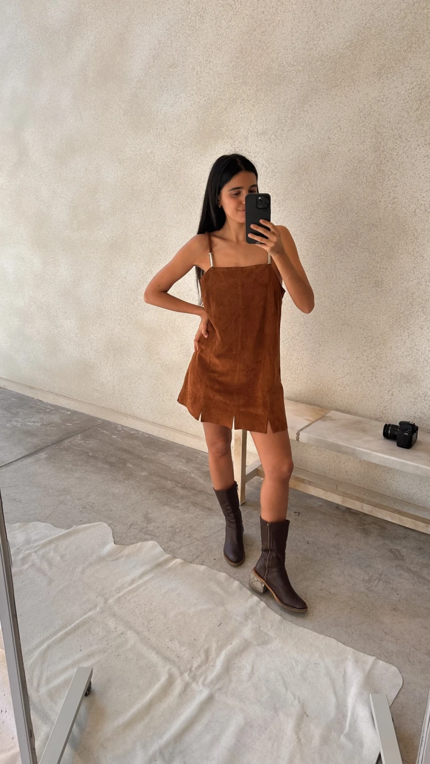 Mini Leather Dress