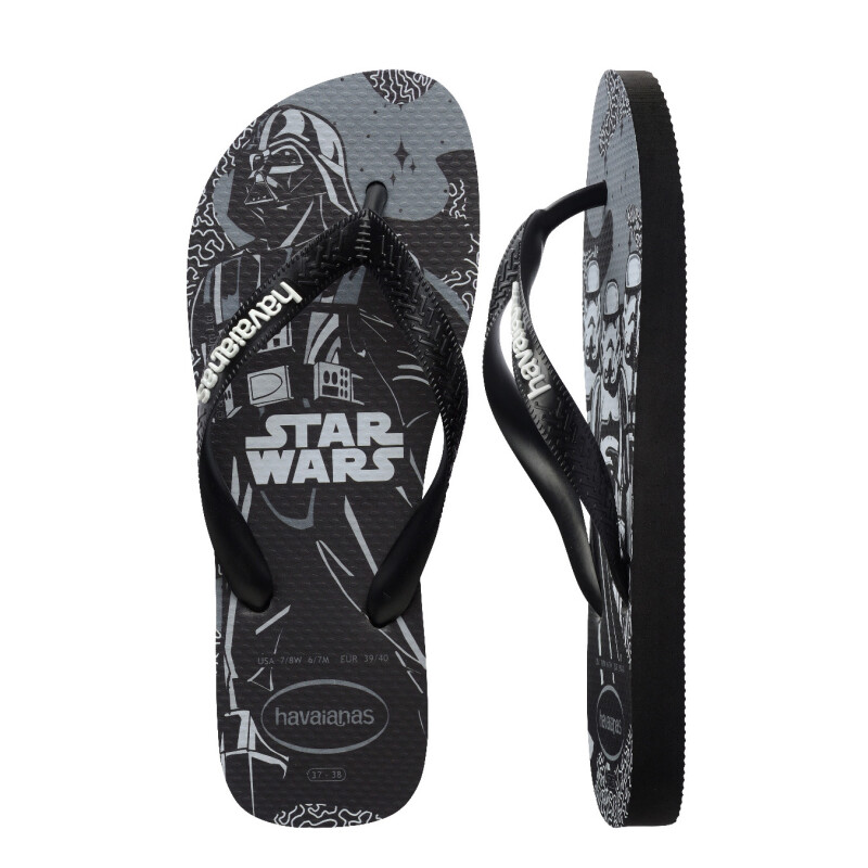 Sandalia de Hombre Havaianas Star Wars Negro