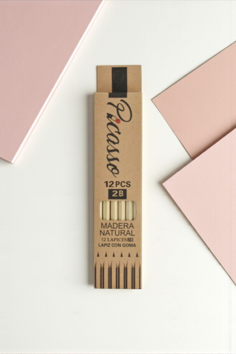 Lapices de madera x12 unidades 