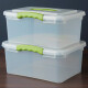 Set x2 Caja organizadora 6 lts Wenbox TRANSPARENTE