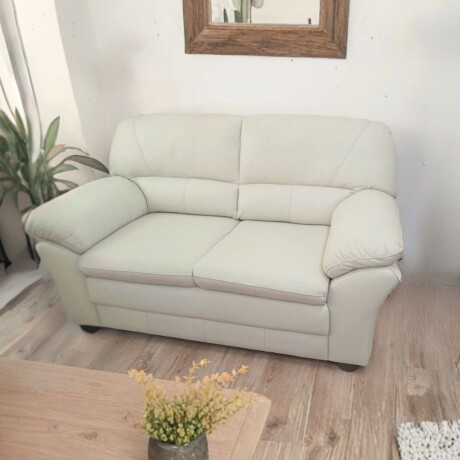 Sillon 2 cuerpos Cuero Natural Florencia Beige