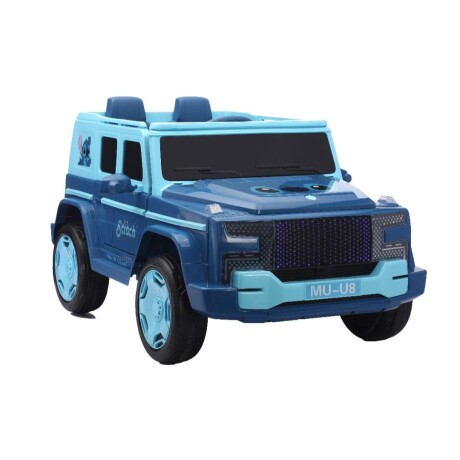 Jeep Infantil Eléctrico Stitch Montable Con Luces Led Ub AZUL