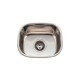 Piletas De Cocina Pileta Simple Satinada 42X36X18 Acero Inox