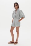 Camisa Bubble en Lino Eddie Stripes