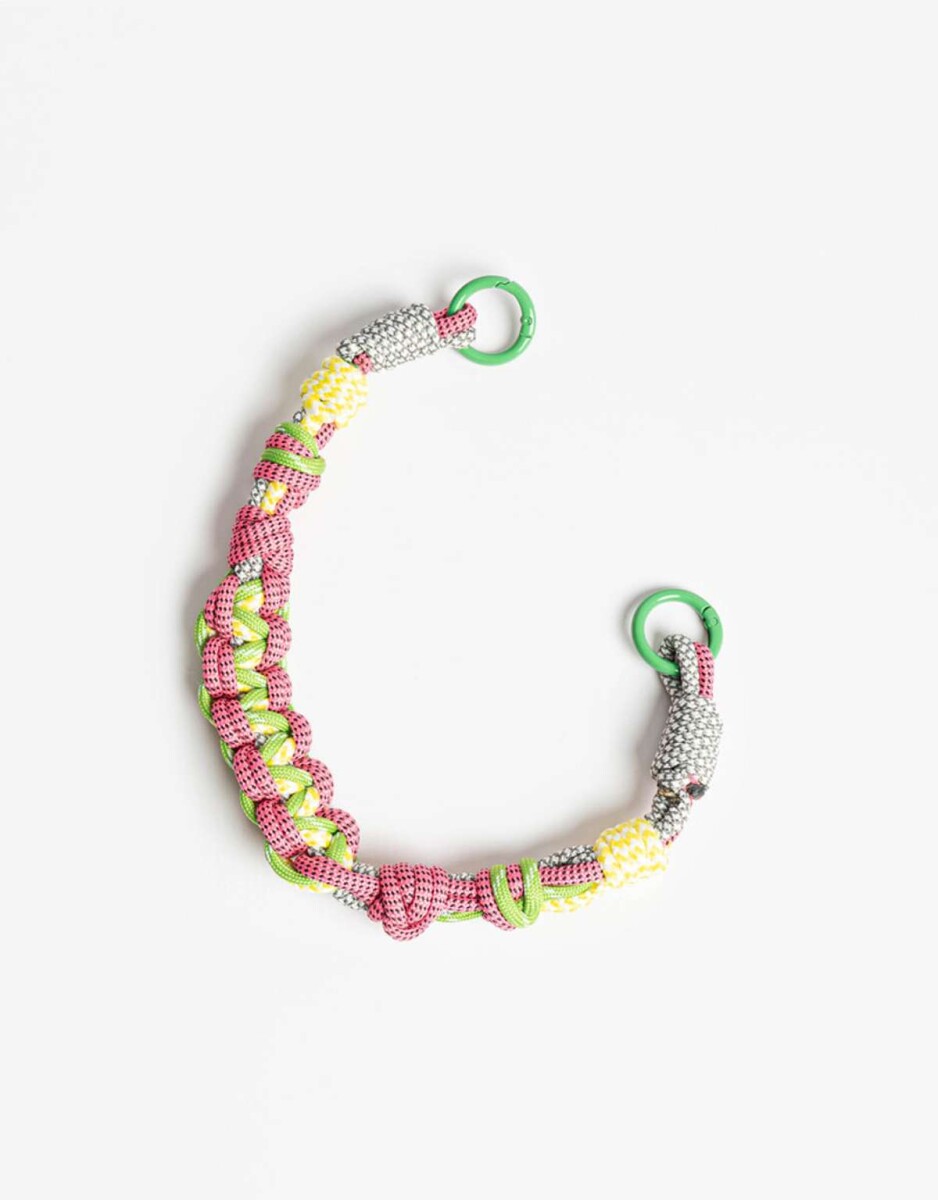 Bag Charm De Sogas. - Combinacion Multicolor 