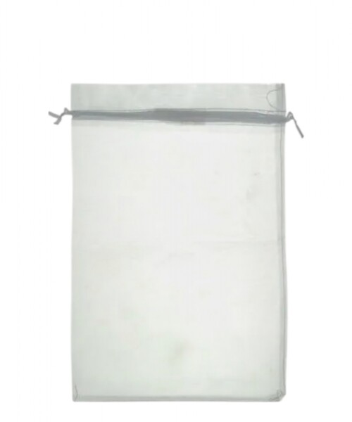 Bolsa organza 12x17 cm. PLATA