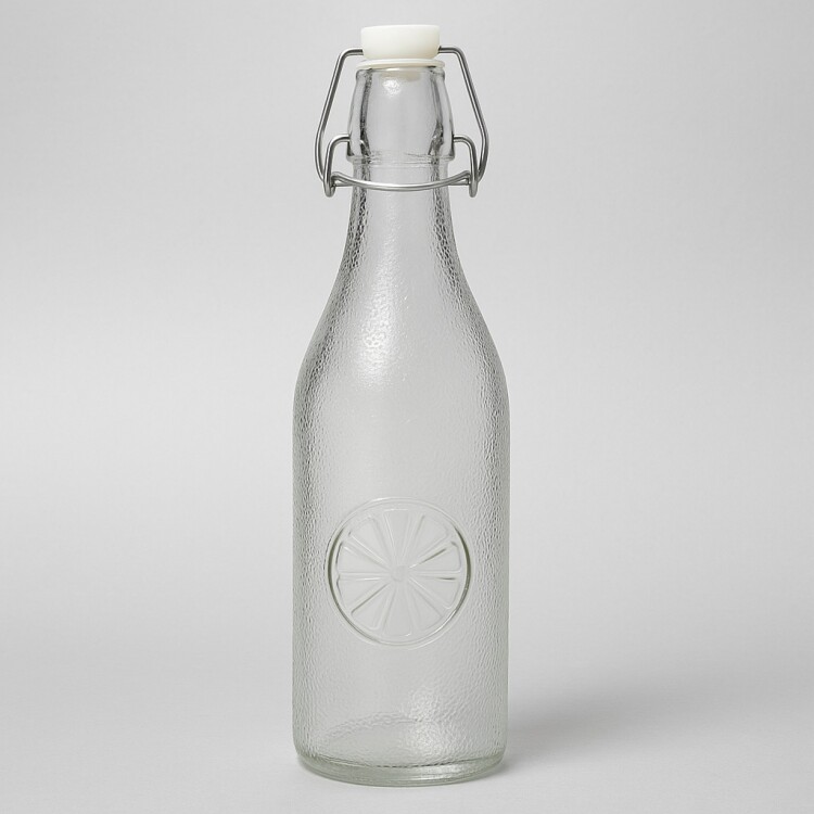 Botella De Vidrio Citrus - 1000ML - 7.5x30CM Botella De Vidrio Citrus - 1000ML - 7.5x30CM