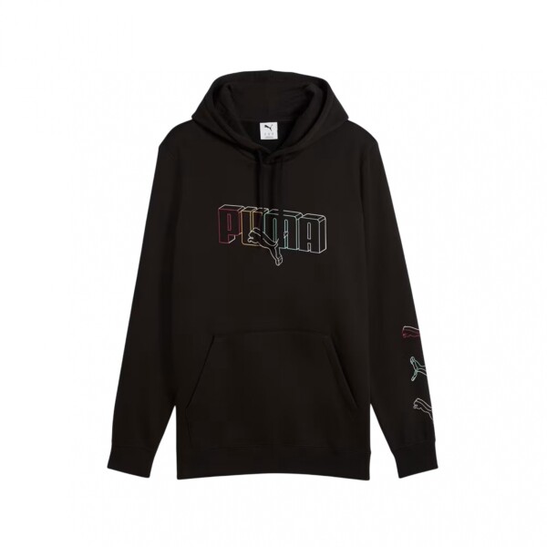 PUMA ESS LOGO LAB Execution Hoodie FL Black