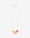 Collares Cortos San Valentin Collar Corto San Valentín - Dorado Plata Cepillada