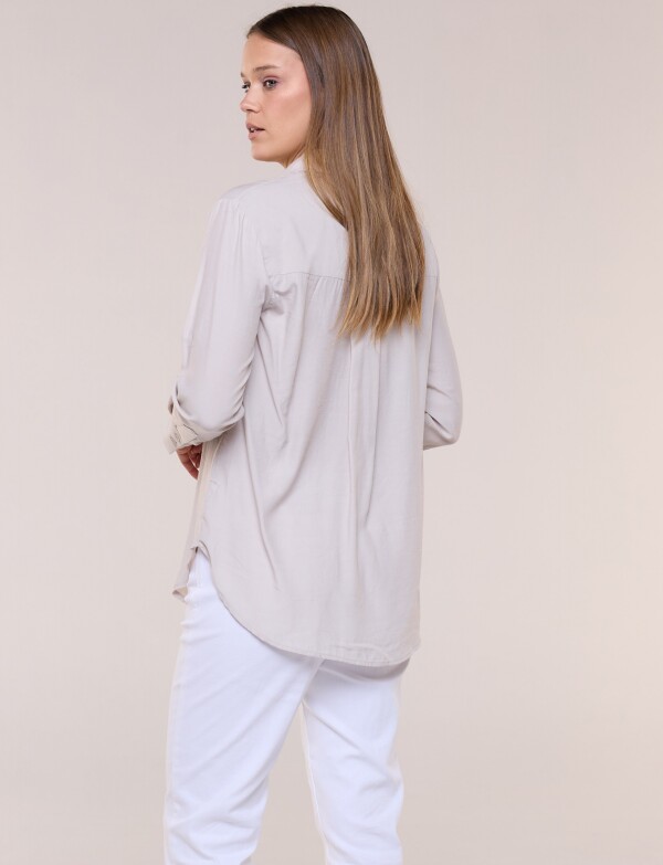 Camisa Casual BEIGE CLARO