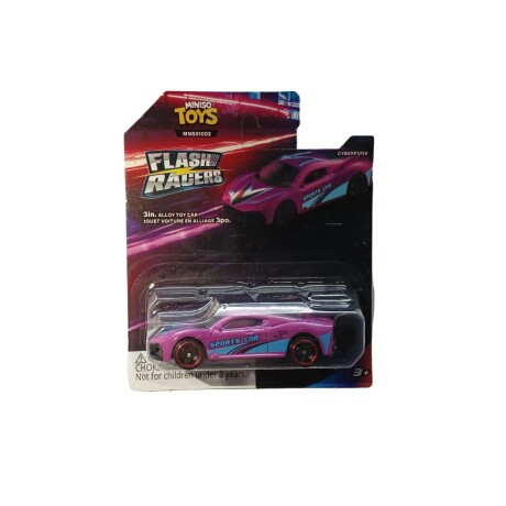 Auto de colección cyberpunk violeta