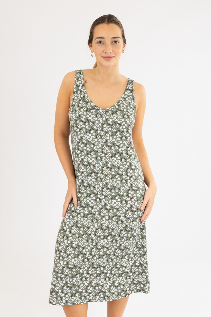 BLUEBELL DRESS - GRIS MELANGE 
