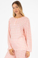 Pijama pink tile allover Rosado
