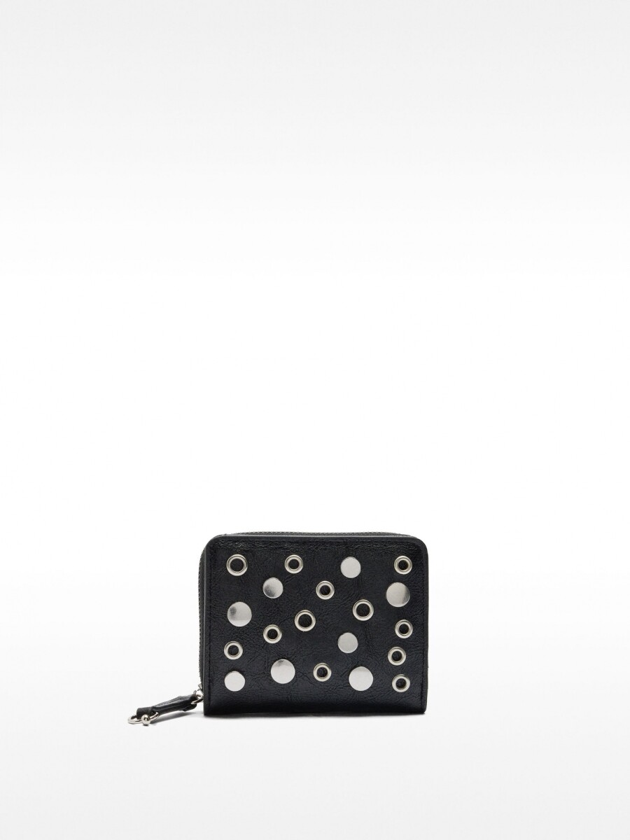Cartera Con Tachuelas negro