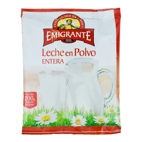 LECHE EN POLVO ENTERA EMIGRANTE 200 GRS LECHE EN POLVO ENTERA EMIGRANTE 200 GRS