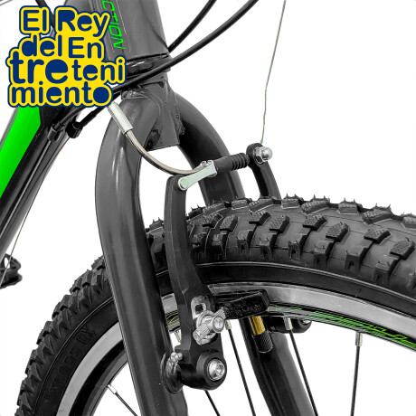Bicicleta Montaña Rodado 29 C/ 21 Velocidad Premium Grafito/Verde