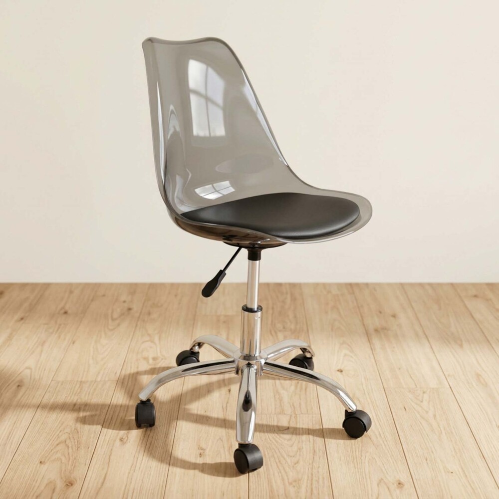 SILLA DE OFICINA POLIPROPILENO NEGRO HYL-053