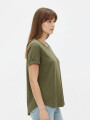 Remera Cordata Verde Oliva Oscuro