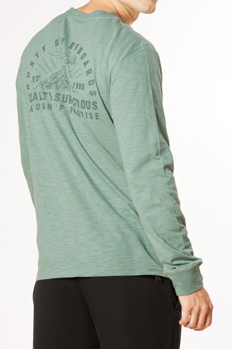 T-SHIRT M/L MUSO RUSTY Verde Oscuro